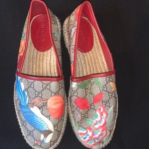 AUTHENTIC GUCCI SUPREME ESPADRILLE SLIDE ON